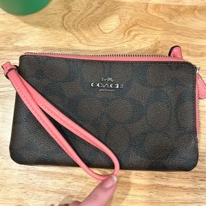 Coach wristlet bag